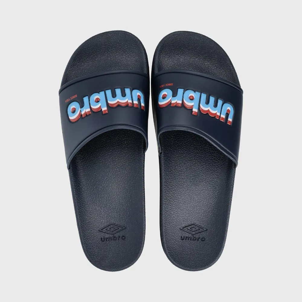 Mens Umbro Centenary Slide Navy _ 181185 _ Navy sold by Tekkie Town