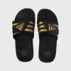 Adidas Unisex Adissage Slides Black/Gold _ 168140 _ Black sold by Tekkie Town