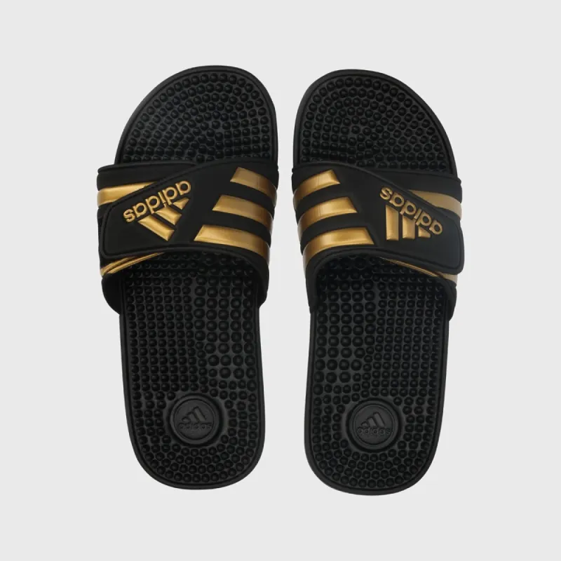 Adidas Unisex Adissage Slides Black/Gold _ 168140 _ Black sold by Tekkie Town