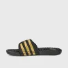 Adidas Unisex Adissage Slides Black/Gold _ 168140 _ Black sold by Tekkie Town