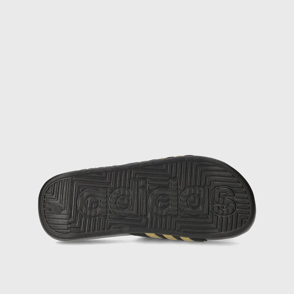 Adidas Unisex Adissage Slides Black/Gold _ 168140 _ Black sold by Tekkie Town product image thumbnail 4
