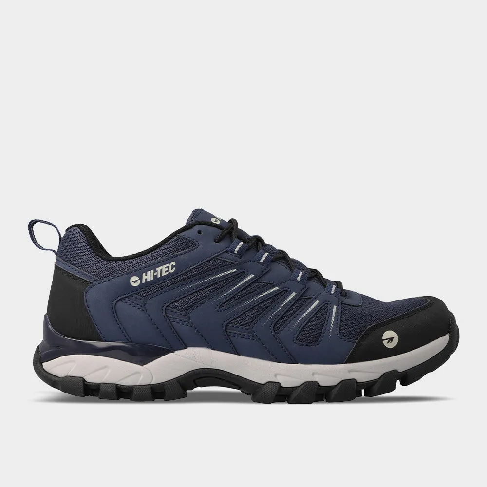 Hi-Tec Mens Grand Paradiso Low Outdoor Sneaker Blue/Black _ 174138 _ Blue sold by Tekkie Town