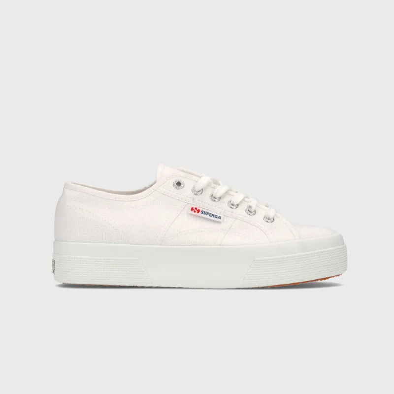 Superga Womens 2740 Platform White _ 180119 _ White sold by Tekkie Town