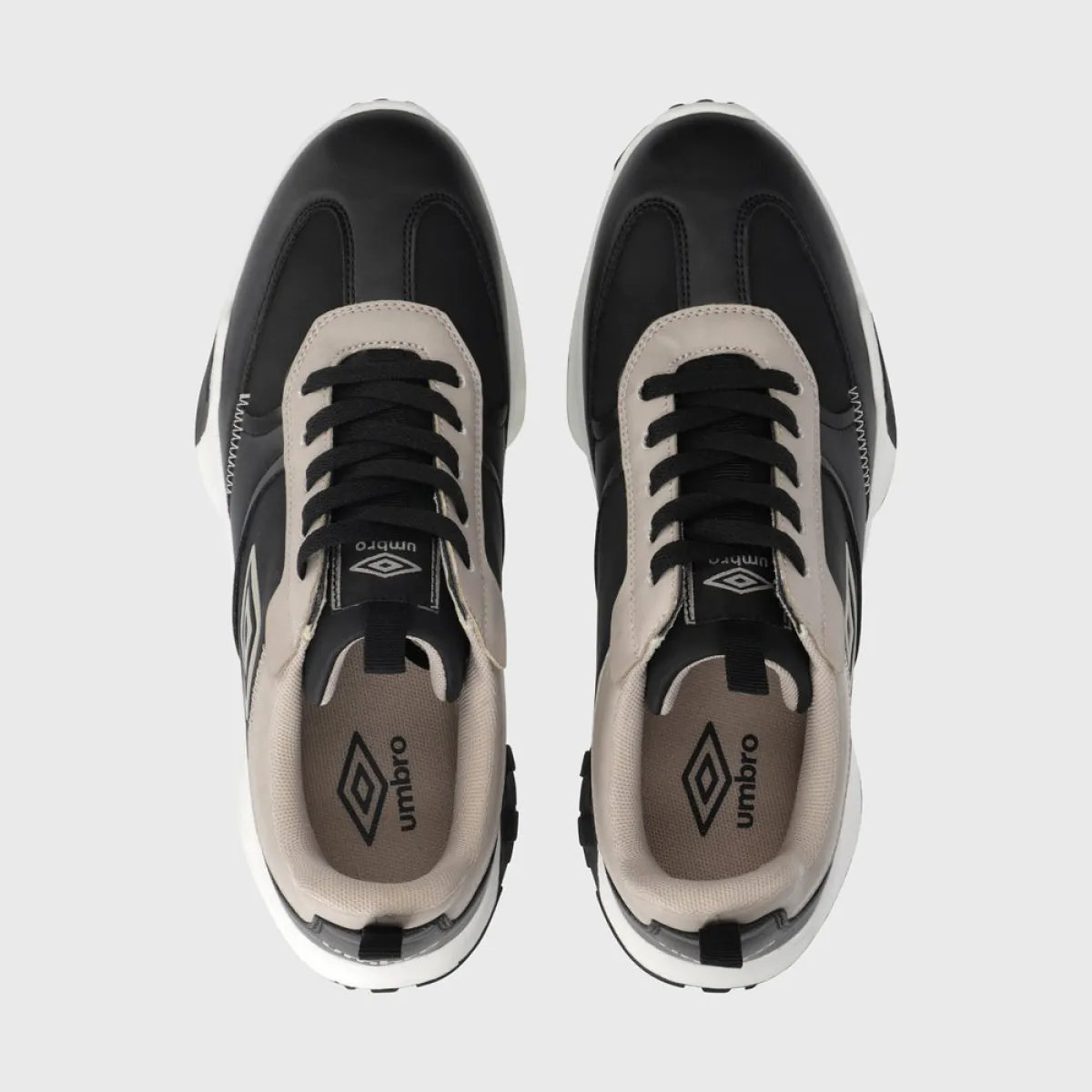 Umbro Mens Mosley Sneaker Black/Brown _ 180034 _ Black | Parallel