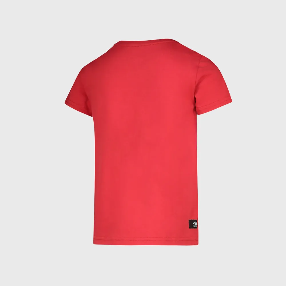 Umbro Boys Pope Graphic Tee Red/Multi _ 180016 _ Red sold by Tekkie Town product image thumbnail 3