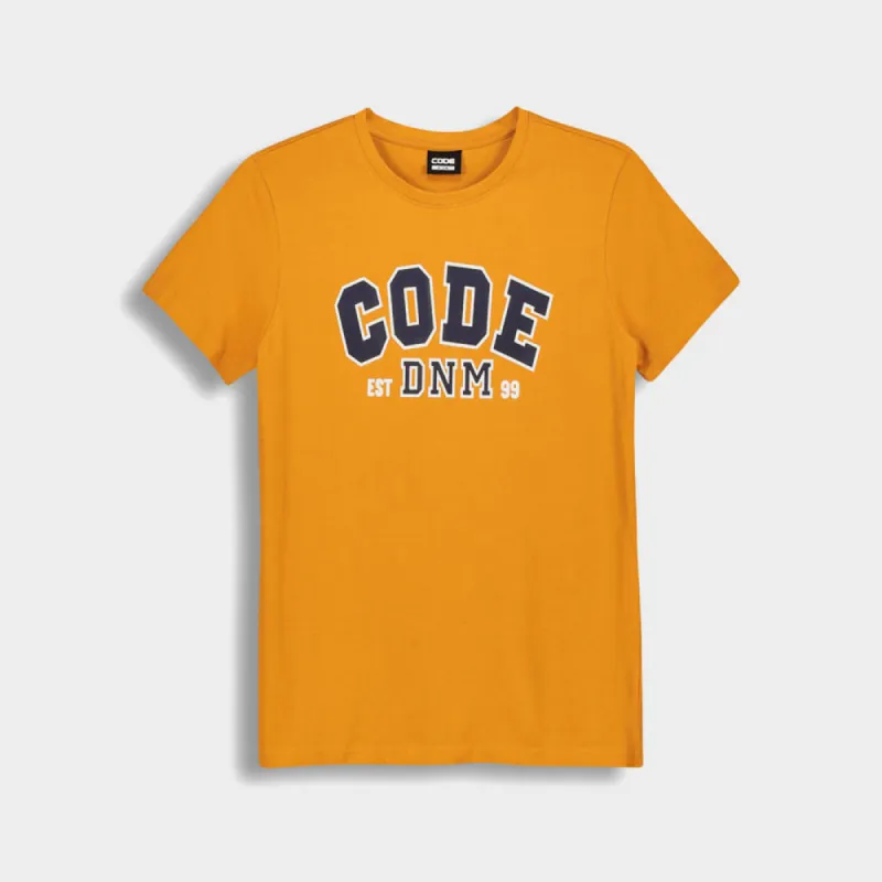 Code Mens Collegiate Graphic Tee Yellow _ 180698 _ Yellow sold by Tekkie Town