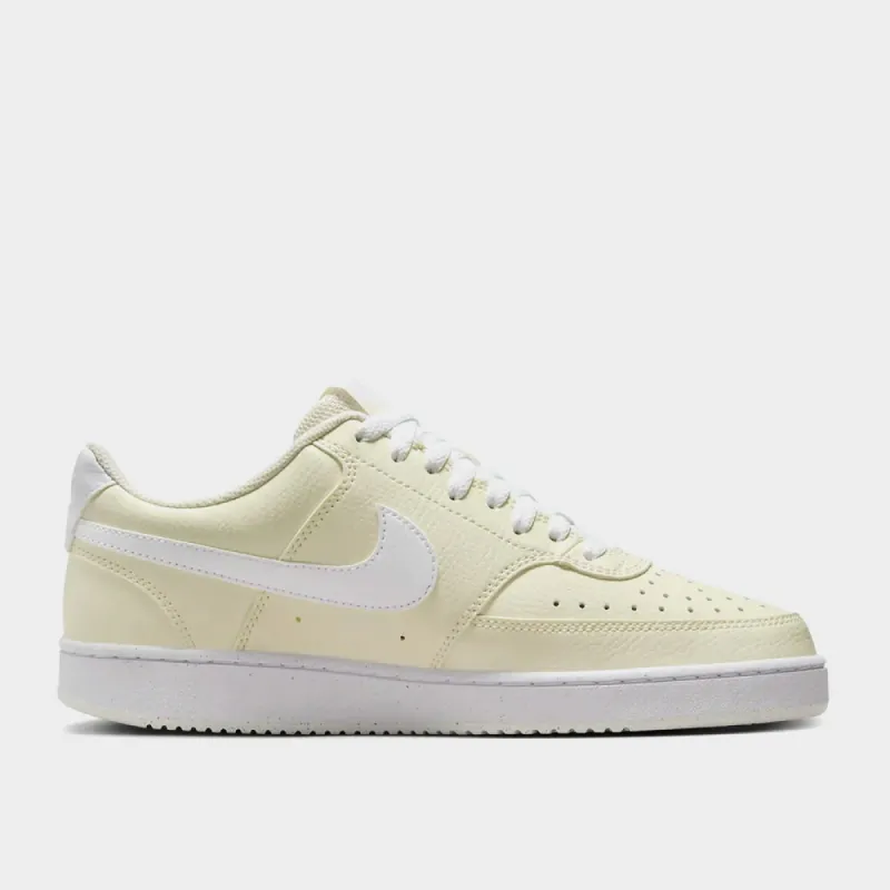 Nike Women's Court Vision Low Next Nature Sneaker Beige/White _ 181618 _ Beige sold by Tekkie Town