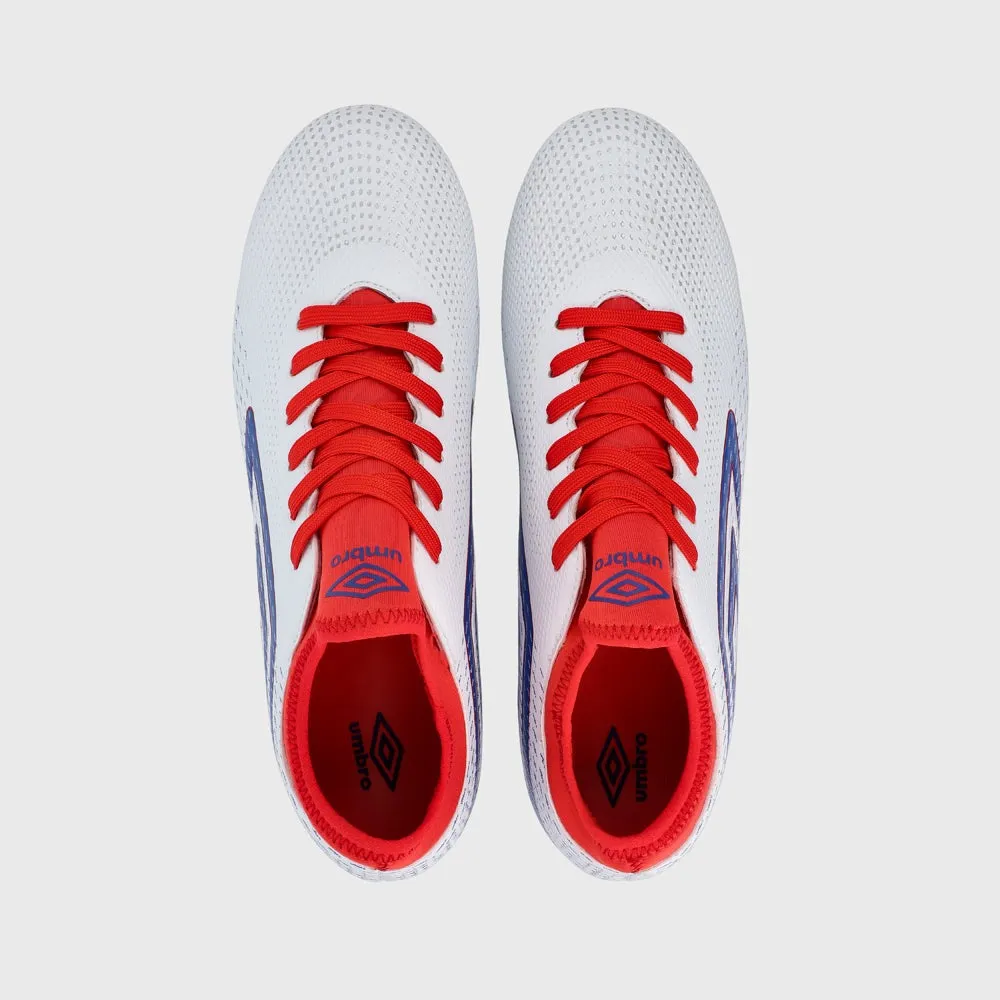 Umbro Mens Australis Football Boots White sold by Tekkie Town product image thumbnail 5