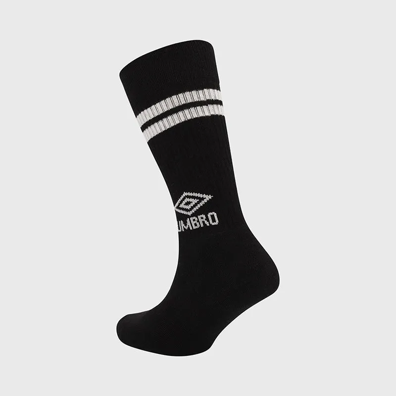 Umbro UNISEX 3 Pack Stripe Crew Socks Black sold by Tekkie Town product image thumbnail 3