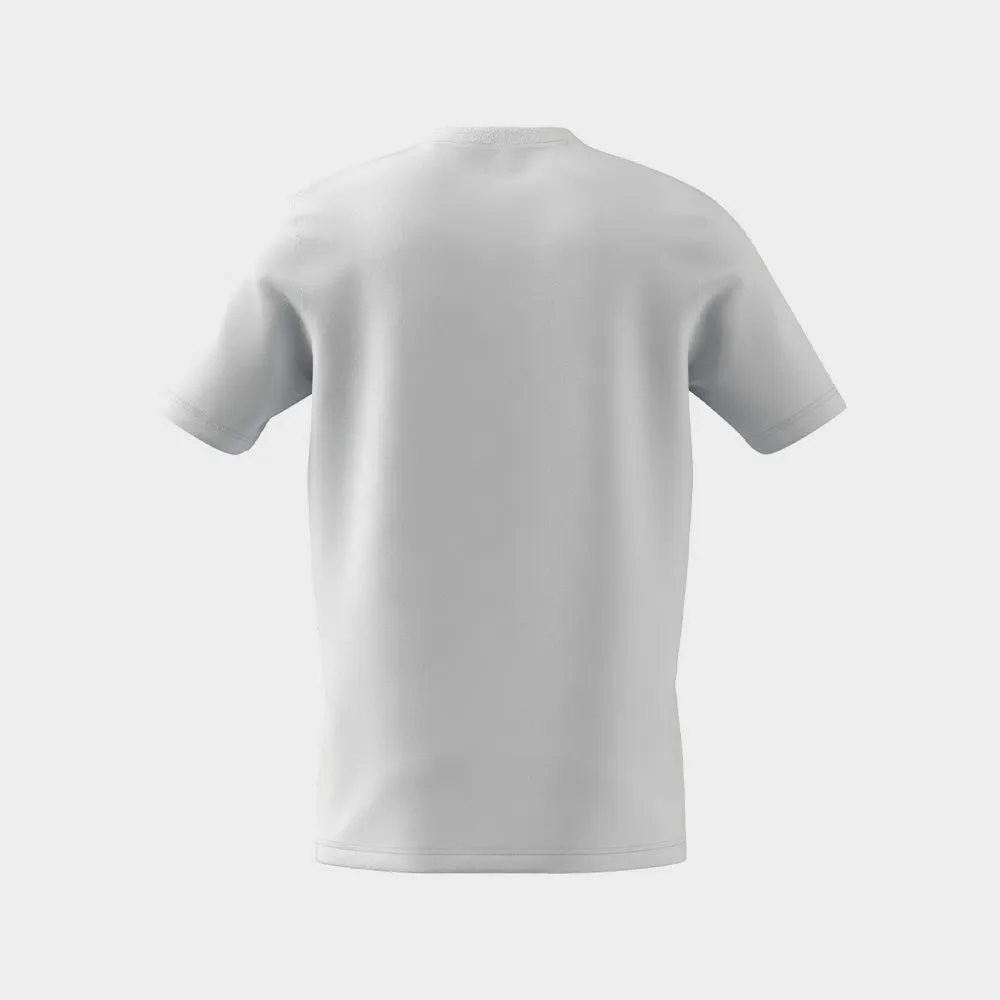 Adidas Mens Field Badge Of Sport Logo Tee White/Multi _ 180886 _ White sold by Tekkie Town product image thumbnail 2