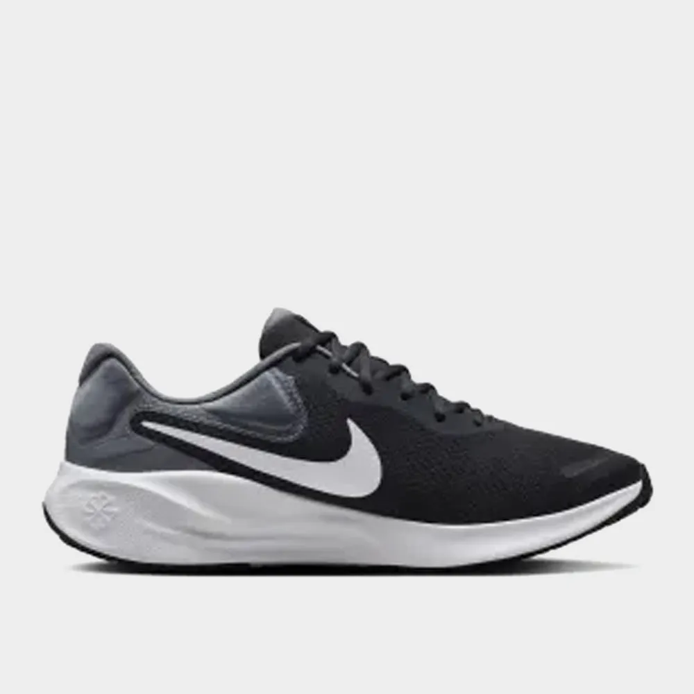 Nike Mens Revolution 7 Sneaker Black/white _ 181947 _ Black sold by Tekkie Town