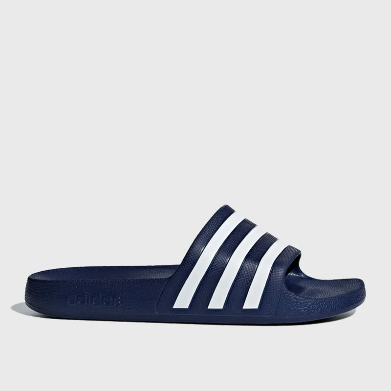 Adidas Unisex Adilette Aqua Slides Navy sold by Tekkie Town product image thumbnail 2