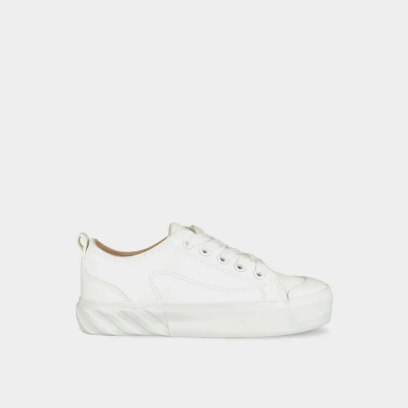 Umbro Kids Lo PU Sneaker White _ 174062 _ White sold by Tekkie Town