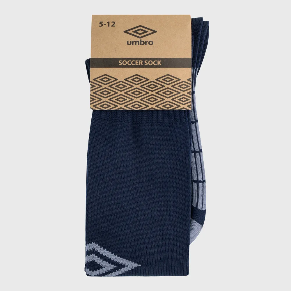 Umbro Unisex Single Football Sock Navy/Grey _ 181579 _ Navy sold by Tekkie Town product image thumbnail 3