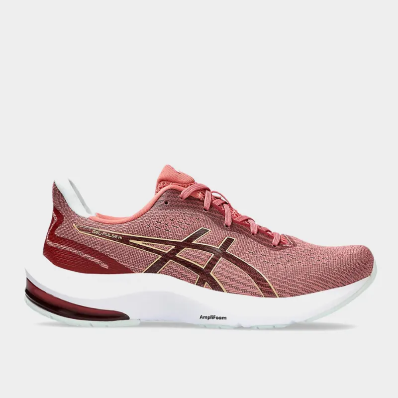Asics Womens GeL-Pulse 14 Performance Running Pink/white _ 173915 _ Pink sold by Tekkie Town
