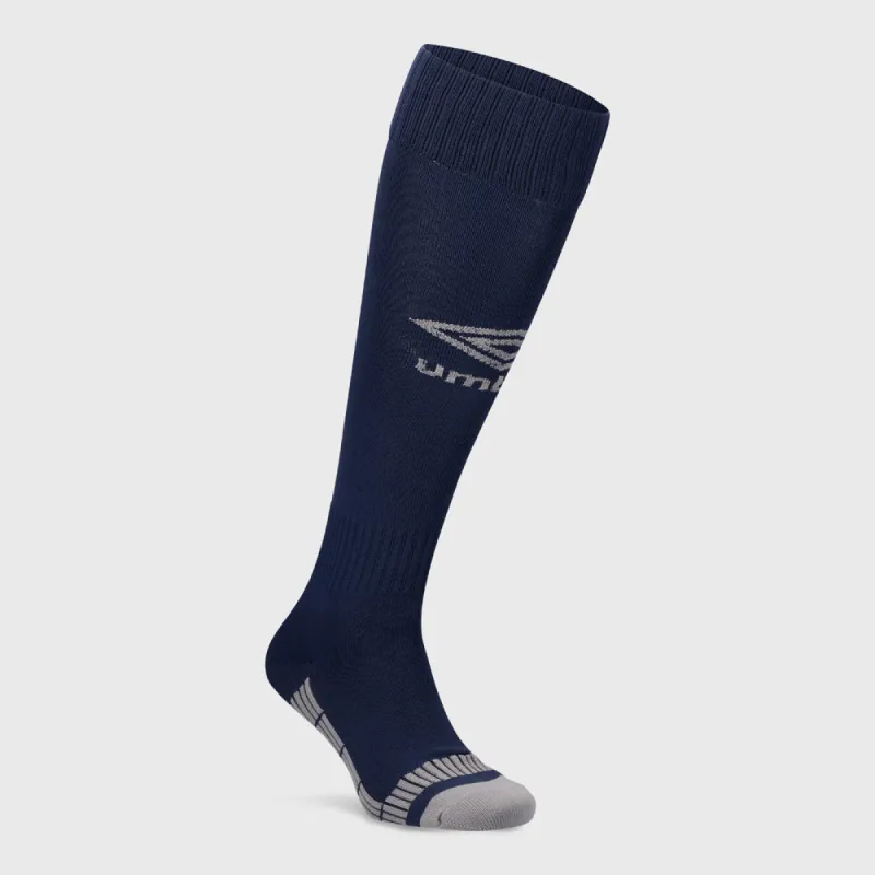 Umbro Unisex Single Football Sock Navy/Grey _ 181579 _ Navy sold by Tekkie Town