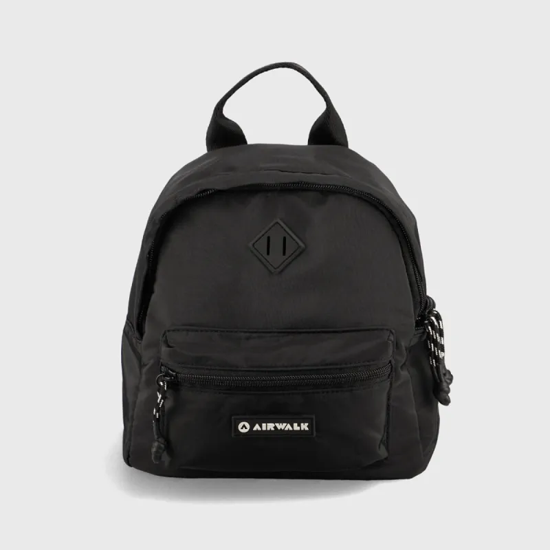 Airwalk Unisex Micro Backpack Black _ 182291 _ Black sold by Tekkie Town