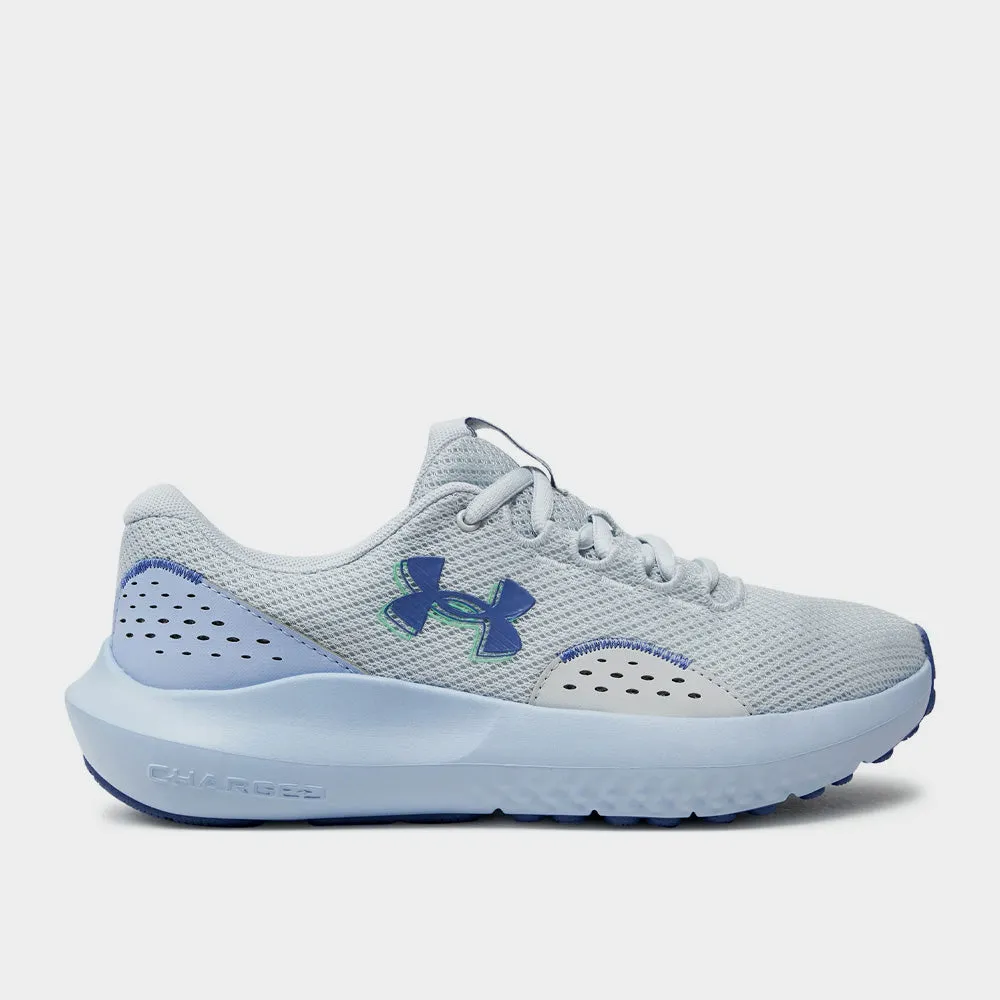 Under Armour Women's Charged Surge 4 Running Grey/blue _ 180855 _ Grey sold by Tekkie Town