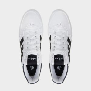 Adidas Mens Courtbeat Sneaker White/black _ 181311 _ White sold by Tekkie Town