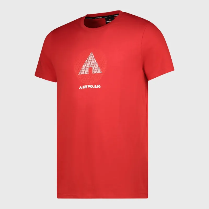 Airwalk Mens Ollie Tee Red sold by Tekkie Town