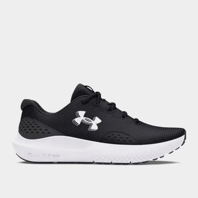 Under Armour Mens Charged Surge 4 Running Black/white _ 180851 _ Black sold by Tekkie Town