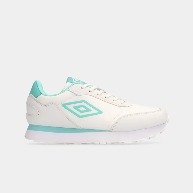 Umbro Women's Addison Plus White/turquoise _ 182315 _ White sold by Tekkie Town