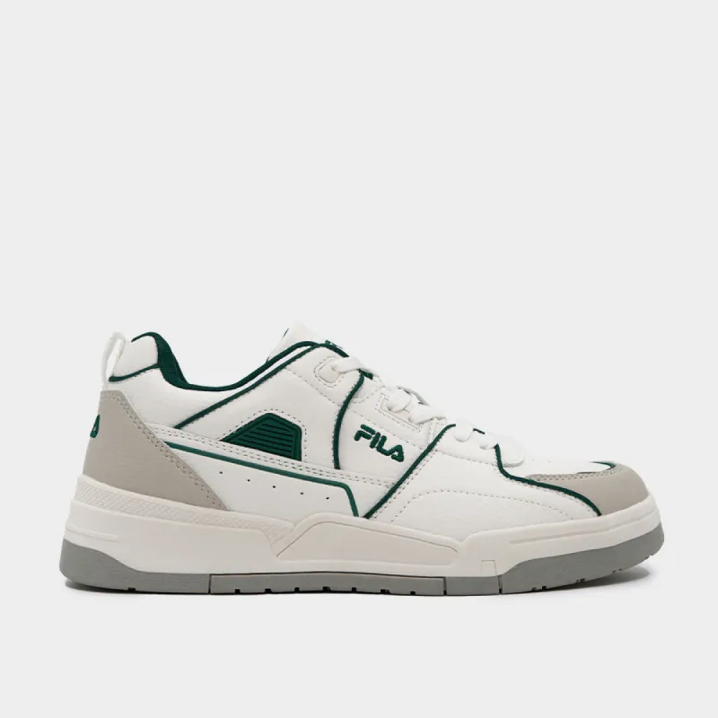 Fila Mens Landon Sneaker White/green _ 181558 _ White sold by Tekkie Town