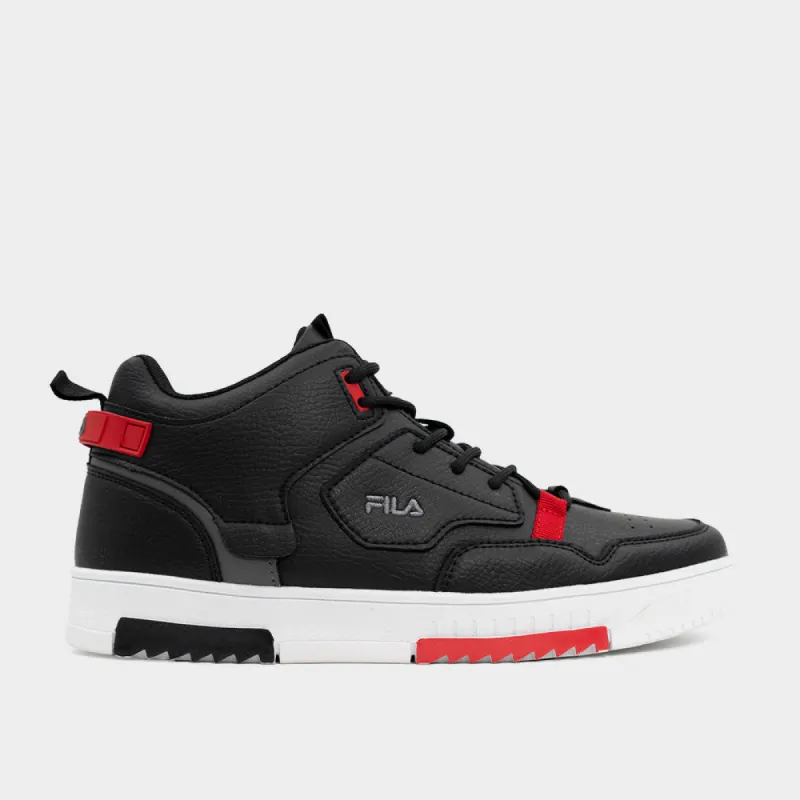 Fila Mens Bennett Sneaker Black/red _ 181560 _ Black sold by Tekkie Town