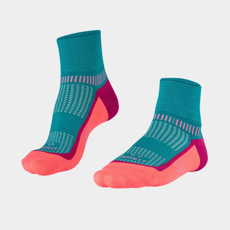 Falke Unisex Stride Hidden Sock Blue/Multi _ 180724 _ Blue sold by Tekkie Town