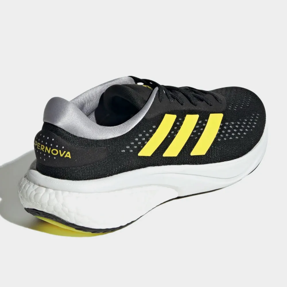 Adidas Mens Supernova Running Sneaker Black/Yellow _ 171929 _ Black sold by Tekkie Town product image thumbnail 4