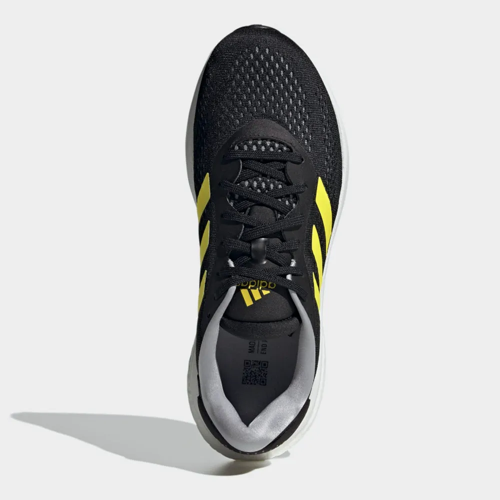 Adidas Mens Supernova Running Sneaker Black/Yellow _ 171929 _ Black sold by Tekkie Town product image thumbnail 2