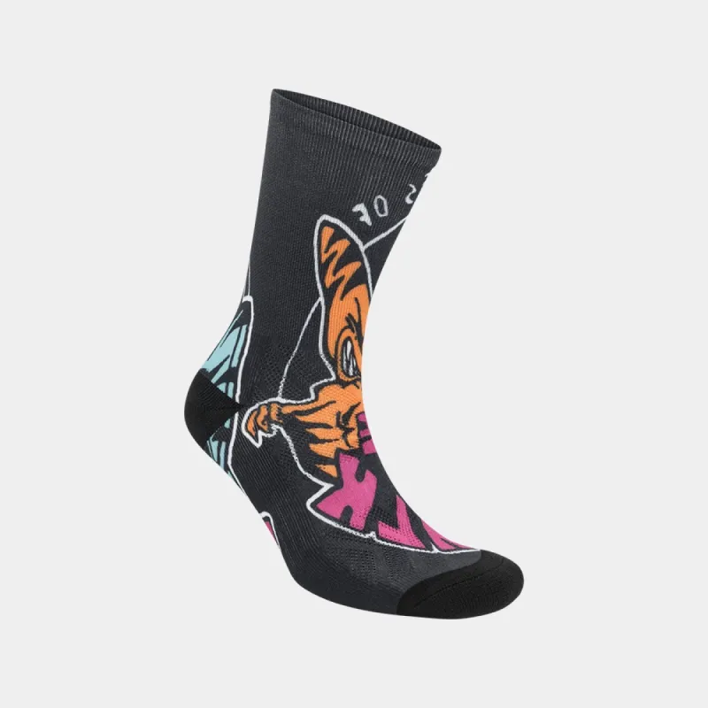 Airwalk Unisex 1 Pack Ollie Sock Black/Multi _ 181763 _ Black sold by Tekkie Town