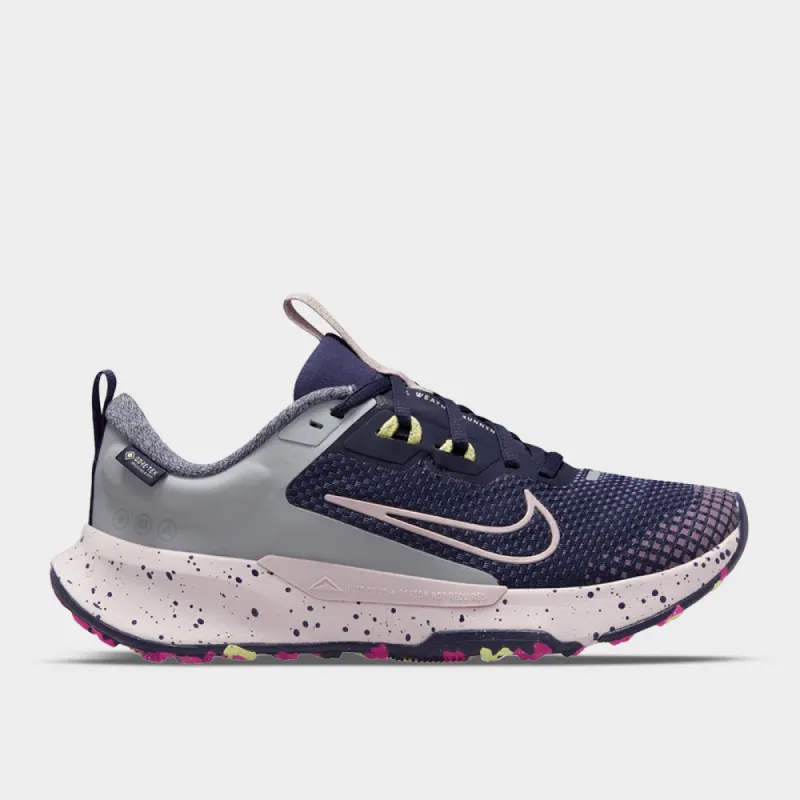 Nike Women's Juniper Trail 2 GorE-Tex Trail Running Grey/pink _ 180265 _ Grey sold by Tekkie Town