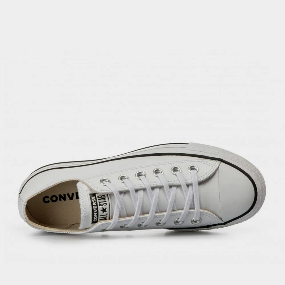 Converse Womens Chuck Taylor All Star Leather Platform Sneaker White _ 180425 _ White sold by Tekkie Town product image thumbnail 2