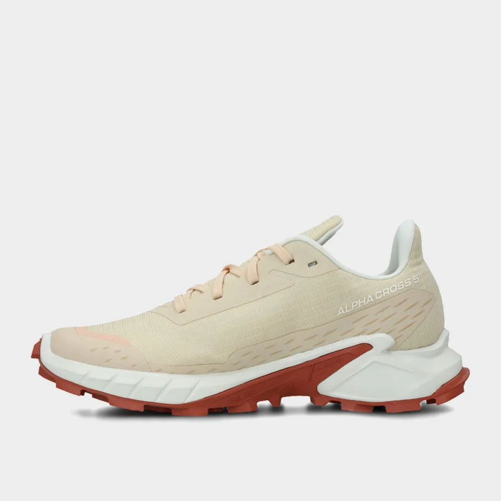 Salomon Women's Alphacross 5 Trail Running Pink/white _ 181716 _ Pink sold by Tekkie Town product image thumbnail 2