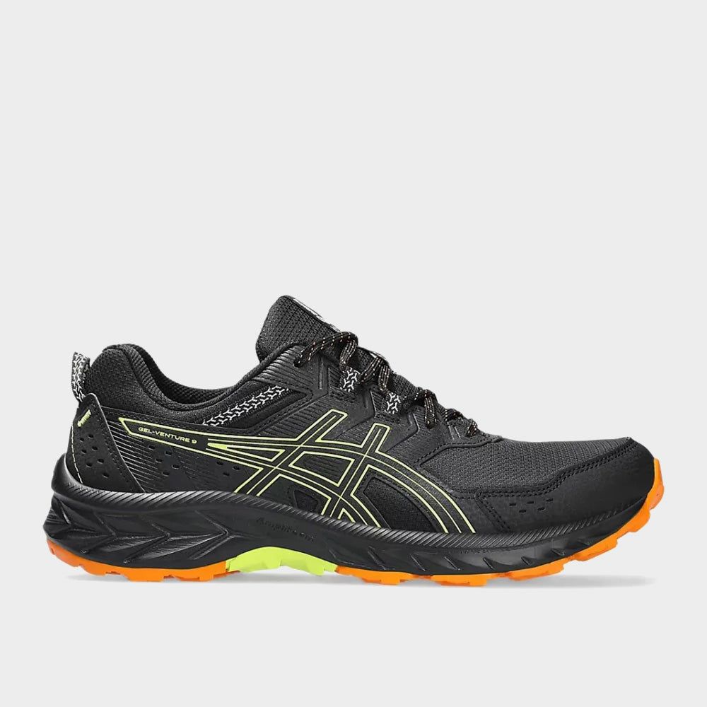 Asics Mens GeL-Venture 9 Trail Running Black Green _ 173920 _ Black sold by Tekkie Town