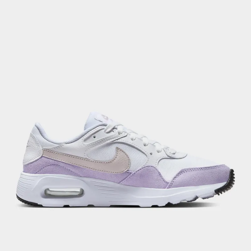 Nike Women's Air Max Sc Sneaker White/ Violet _ 181623 _ White sold by Tekkie Town