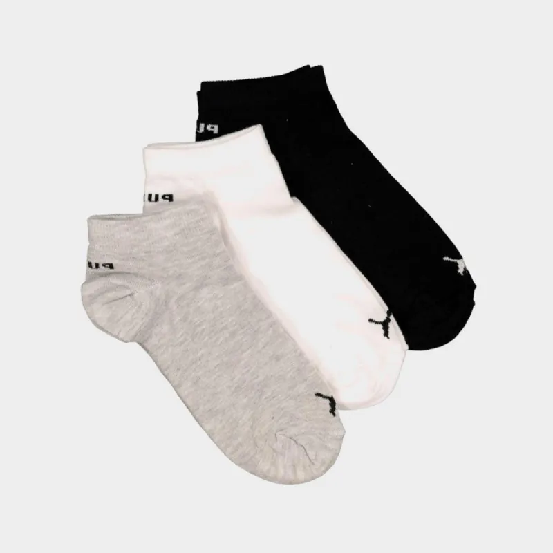 Puma Womens 3 Pack Low Cut Socks Black/White/Grey _ 182402 _ Multi sold by Tekkie Town