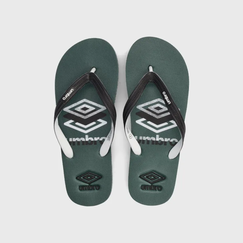 Umbro Mens Link Up Thong Green/Multi _ 182079 _ Green sold by Tekkie Town