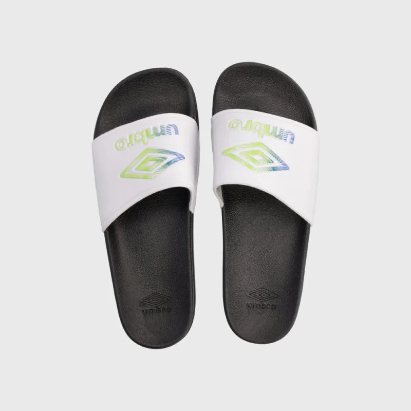 Umbro Mens Comfort Slide Black/White _ 182087 _ Black | Parallel