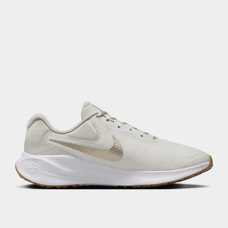 Nike Women's Revolution 7 Sneaker Beige/White _ 181958 _ Beige sold by Tekkie Town