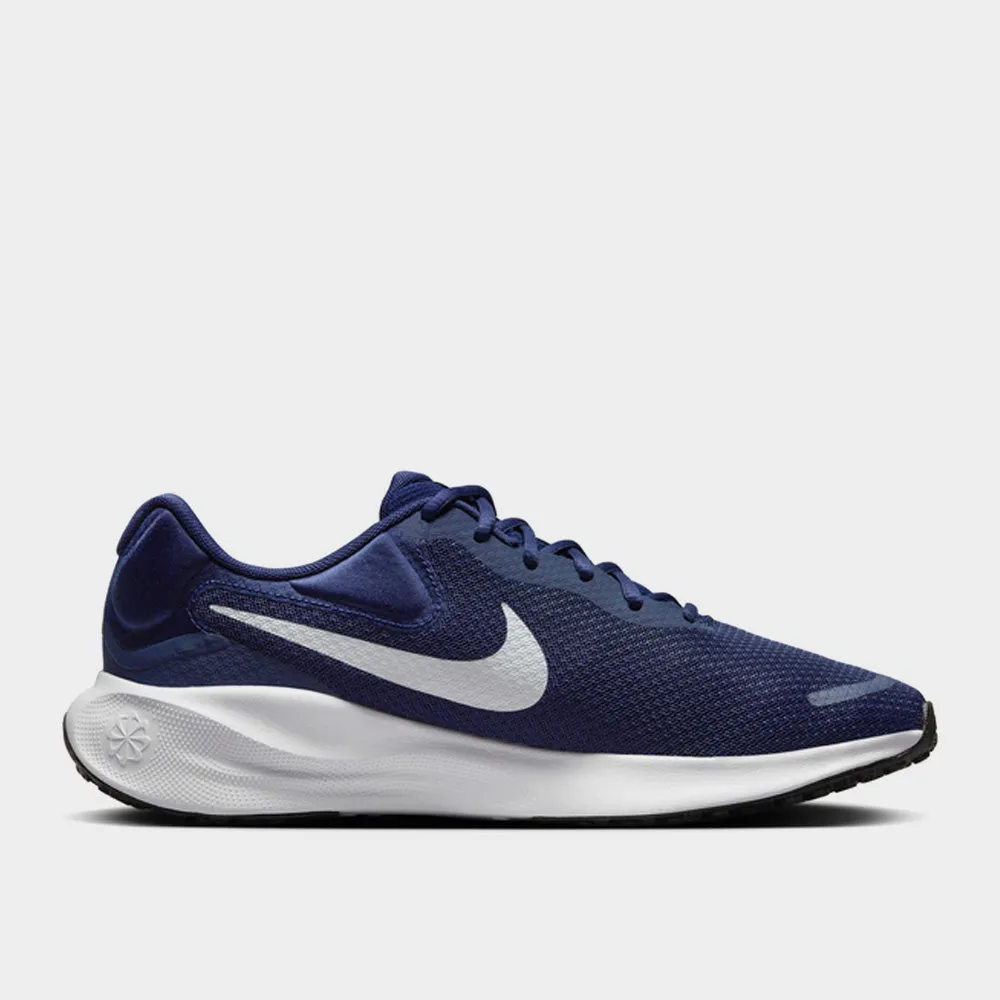 Nike Mens Revolution 7 Sneakers Navy/white _ 181948 _ Navy sold by Tekkie Town