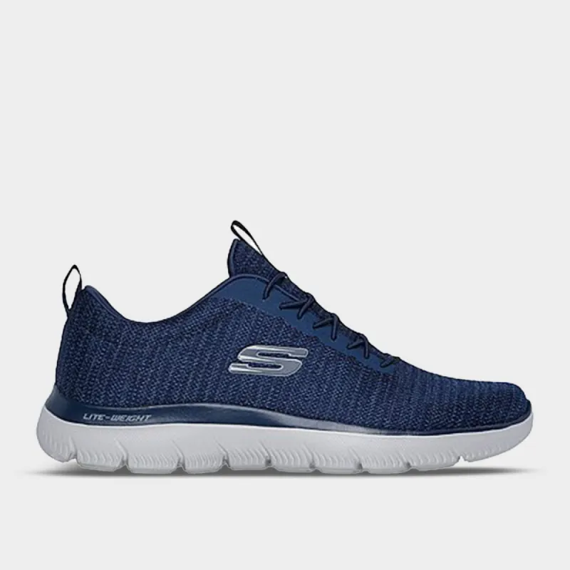 Skechers Mens Summits Sneaker Navy/grey _ 182861 _ Navy sold by Tekkie Town