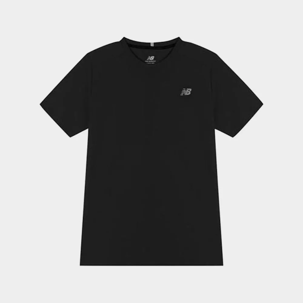 New Balance Mens Core SS Tee Black _ 182000 _ Black sold by Tekkie Town