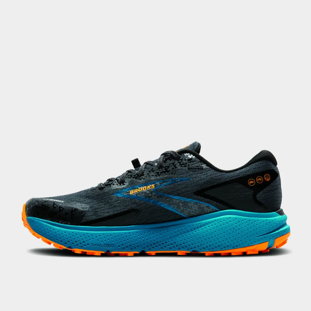 Brooks Mens Divide 5 Performance Running Black/blue _ 182139 _ Black sold by Tekkie Town product image thumbnail 2