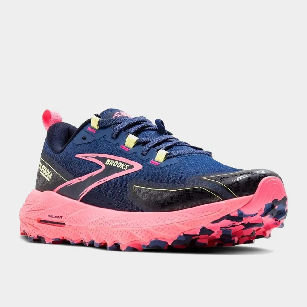 Brooks Women's Cascadia 18 Performance Running Blue/pink _ 182143 _ Blue sold by Tekkie Town product image thumbnail 4