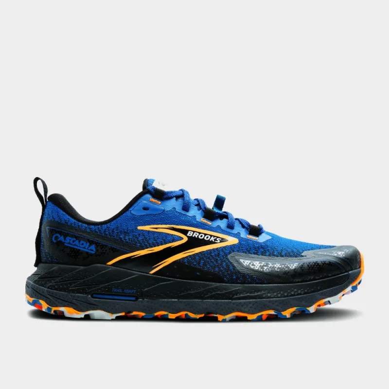 Brooks Mens Cascadia 18 Performance Running Blue/black _ 182137 _ Blue made by Brooks