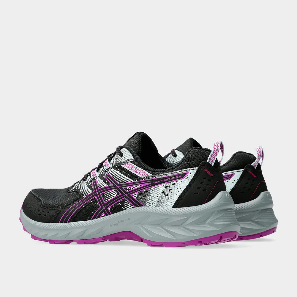 Asics Womens GeL-Venture 9 Trail Running Black/grey/pink _ 182780 _ Black sold by Tekkie Town product image thumbnail 3