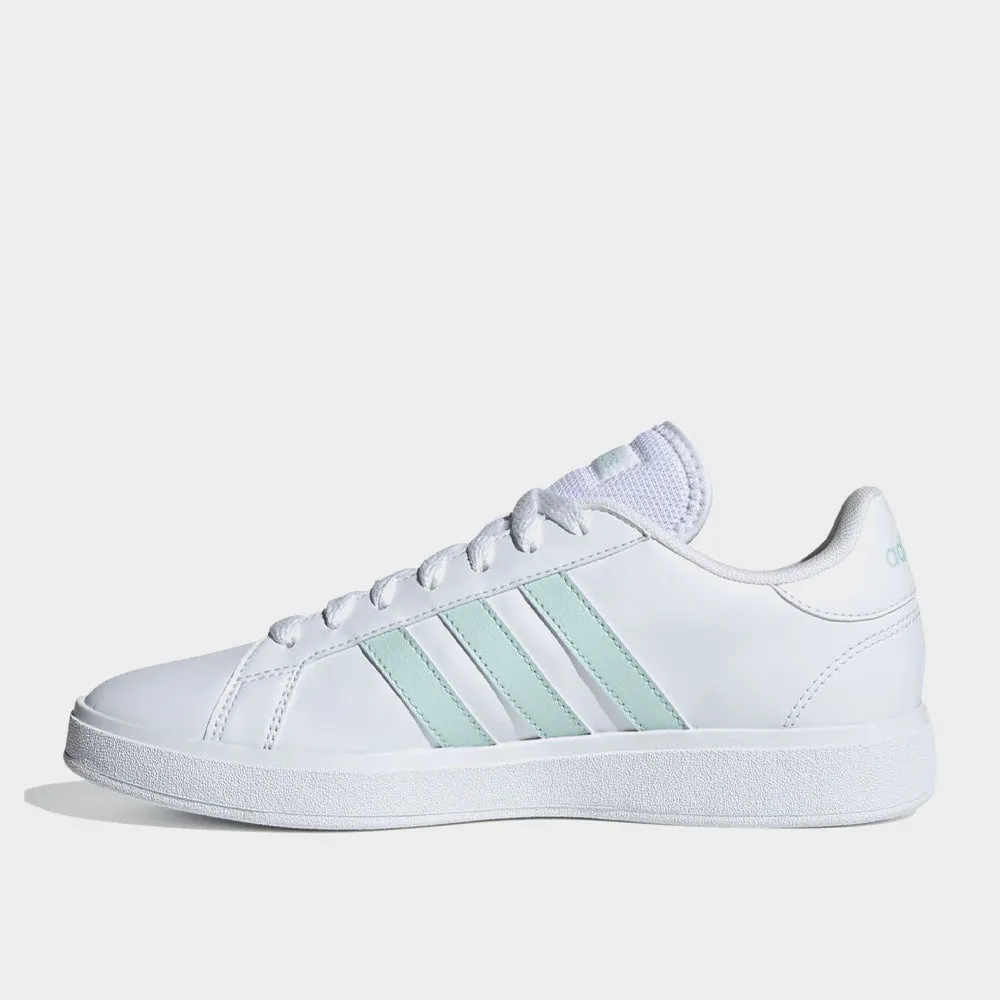 Adidas Womens Grand Court Base 2.0 Sneaker White/green _ 182670 _ White sold by Tekkie Town product image thumbnail 2