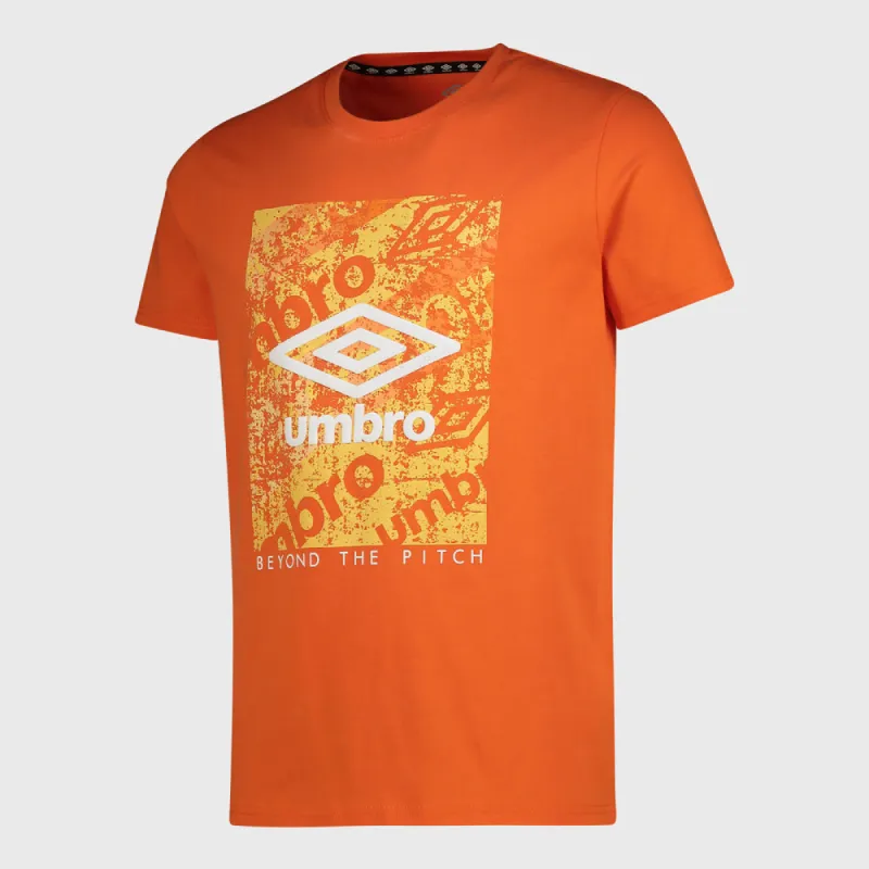 Umbro Mens Cronje Tee Orange/White _ 182388 _ Orange made by Umbro